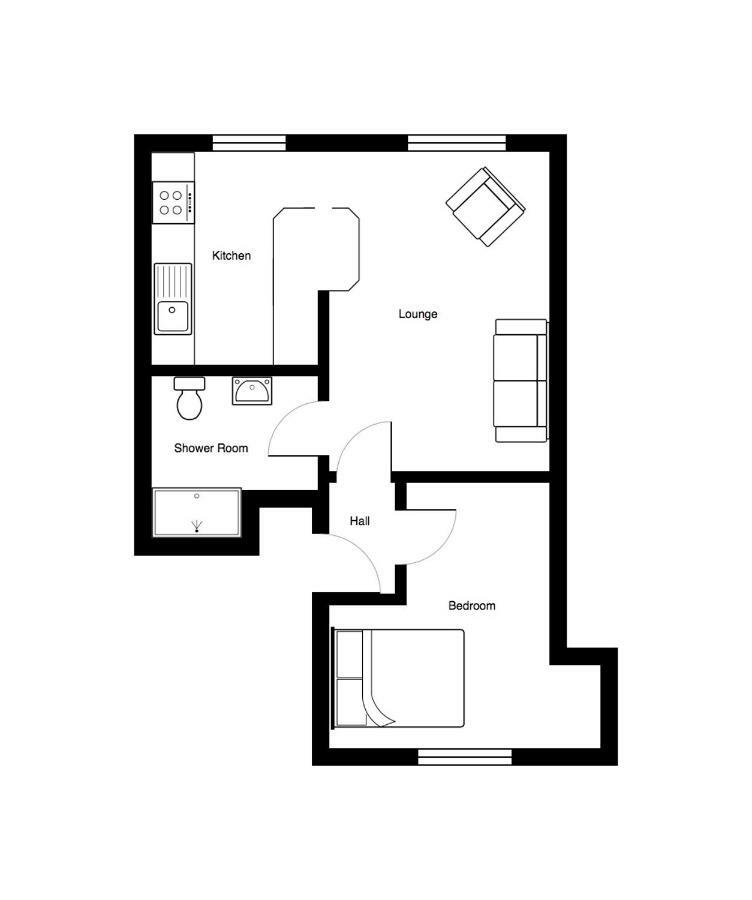 Fort Crescent - Margate Apartman Kültér fotó